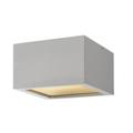 Hinkley Lighting - Kube - 8W LED Small Outdoor Flush Mount in Modern Style - 6