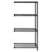 Quantum Storage AD63-1836BK 4-Shelf Black Wire Shelving Add-On Unit - 18 x 36 x 63 in.