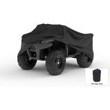 Weatherproof ATV Cover Compatible With 2009 Polaris Trial Boss 330 - Outdoor & Indoor - Protect From Rain Water Snow Sun - Built In Reinforced Securing Straps - Trailerable - Free Storage Bag