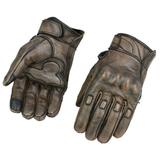 Milwaukee Leather MG7514 Men s Brown Leather with Gel Palm Motorcycle Gloves W/ Protective Knuckle Large