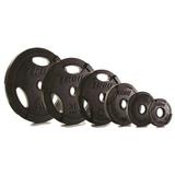 45 lb. (4 Pack) Olympic Weight Plates Black Urethane Grip (Commercial Gym Quality) by Troy Barbell