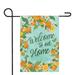 Northlight Welcome to Our Home Oranges Outdoor Garden Flag 12.5 x 18