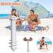 Baikeli Beach Umbrella Sand Anchor Beach Umbrella Fixed Accessories Decoration & Hangs