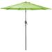 Northlight 9ft Outdoor Patio Market Umbrella with Hand Crank and Tilt Lime Green