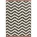 Mark&Day Outdoor Area Rugs 6x9 Deloraine Modern Indoor/Outdoor Black Area Rug (5 11 x 8 10 )