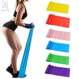 Gustave Resistance Bands Exercise Bands Workout Bands Yoga Elastic Bands 59-inch Fitness Bands for Training or Physical Therapy-Improve Mobility and Strength Yellow