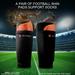 woxinda foot men football boys pad sleeves ankle leggings socks thick protect adult kids fitness & yoga equipment