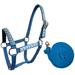 Tahoe Tack Patterned Nylon Mini Horse Halters with Matching 7 Lead