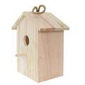 Wooden Bird House Hanging Birdhouse for Outside Garden Patio Decorative Nest Box Bird House for Wren Swallow Sparrow Hummingbird Finch Throstle
