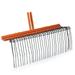 Titan Attachments 3 Point 5 FT Pine Straw Needle Rake Category 1 Tractors Coil Spring Tines Drag-Behind Landscape Rake