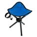 JOKAPY Outdoor Portable Folding Seat Small 3-Legged Canvas Chair Folding Tripod Stool for Outdoor Camping Walking Hunting Hiking Fishing Travel Blue