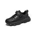 Eloshman Kids Walking Shoes Boys Grils Sport Tennis Running Athletic Fashion Sneakers Black 4Y