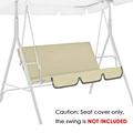 Dido Swing Chair Cover Outdoor Garden Swing Chair Waterproof Dustproof Protector Seat Cover Beige