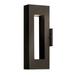 Hinkley Lighting 1640-Ll Atlantis 2 Light 16 Tall Dark Sky Outdoor Wall Sconce - Bronze