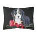 Carolines Treasures SS8566PW1216 Entlebucher Mountain Dog Decorative Canvas Fabric Pillow 12H x16W multicolor