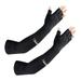Trayknick 1 Pair Half Fingers Sports Sleeves Efficient Thermal Insulation Sun Protection Lightweight Arm Sleeves Cycling Equipment