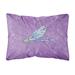 Carolines Treasures 8865PW1216 Dragonfly on Purple Canvas Fabric Decorative Pillow 12H x16W multicolor