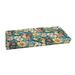 Humble and Haute Humble + Haute Indoor/ Outdoor Blue Multi Floral Bench Cushion 55 to 60 56 in w x 19.5 in d