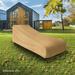 Patio Large Outdoor Chaise Lounge Cover - Outdoor Patio Chaise Lounge Washable - Heavy Duty Furniture 74 Inch Chaise Cover