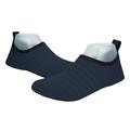 Men & Women Water Shoes Barefoot Beach Swim Shoes Quick-Dry Aqua Yoga Socks for Pool Travel Kayaking Navy Blue