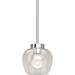 Volume Lighting 5521 Aria 1 Light 6 Wide Mini Pendant - Nickel