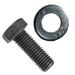 Briggs & Stratton Mower Blade Bolt 5/8-11 X 1-3/4 GD8 & Washer 9/16 F436 CZ Kit Compatible with Ferris / 5025477 5025320X14 25477 25320X14 25320-14