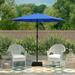 AbbLe 9 Feet Crank & Tilt Patio Umbrella-Blue