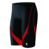 TYR Alliance Splice Jammer Swimsuit Black/Red Size 38