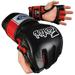 Fairtex Ultimate Combat MMA Gloves - Open Thumb Large Black / Red