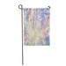 LADDKE Abstract Radiant Festive Merry Holiday of Holographic Iridescent Ribbon Warm Garden Flag Decorative Flag House Banner 28x40 inch