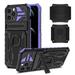 Dteck iPhone 12 Pro Max Case with Detachable Wrist Band Strap 360 Rotating Sports Running Armband Kickstand Rugged Case for iPhone 12 Pro Max Purple