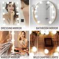 2023 Upgraded 3 Dimmable Color with 10 LED Light Bulbs for Vanity Table Set and Bathroom Mirror Hollywood Style Vanity Mirror Lights (Mirror Not Include)