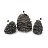 Hargrove Manufacturing 1203BX Hargrove Small Slanted Ceramic Pine Cone For Gas Logs 3.5 Inch h