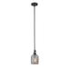 Vanity Art Modern 1-Light Mini Pendant Lighting in Burning Gray with Smoked Glass Shade Farmhouse Hanging Lamp Ceiling Light Fixture MS206-1BG-SK