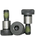 Nylon Patch Socket Head Shoulder Screws 1/4-20 x 1 1/4 Alloy Steel Black Oxide Hex Socket (Quantity: 25)