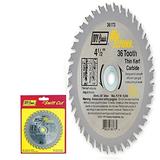 IVY Classic 36173 Ripcross 4-1/2-Inch 36 Tooth Thin Kerf Carbide Circular Saw Blade with 20mm 3/8-inch Arbor 1/Card