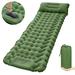 walmeck Camping Pad with Pillow Built-in Pump Ultralight Inflatable Mat Waterproof Camping Air for Backpacking Hiking Tent Traveling