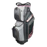 Snake Eyes Golf Ladies Ultra Premium 14 Way Divider SE500 Cart Bag Light Gray/Gray/Pink