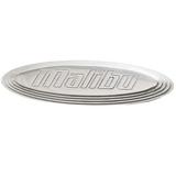 Malibu Boat Logo Plate Malibu-23A | Oneida 5 x 1 3/8 Inch Stainless