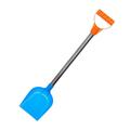 Spftem Beach Shovels for Kids 18.5 Inch Long Sand Shovels Gardening Tools Snow Shovel Durable Stainless Steel Handle ABS Plastic Spade for Digging Sand Shoveling Snow Fun Gift Set