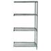 Quantum Storage AD86-3060P Wire Shelving 4 Shelf Add on Units Storage Rack Proform - 86 in.