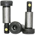 Nylon Pellet Socket Head Shoulder Screws 1/4-20 x 1 1/2 Alloy Steel Black Oxide Hex Socket (Quantity: 25)