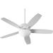 Carlile Way 52 inch 5 Blade Ceiling Fan with Bowl Light Kit-Studio White Finish-Studio White Blade Color Bailey Street Home 183-Bel-2535344