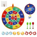 Dartboard Toss Game Toys for Kids 3 4 5 Year Indoor Outdoor Sports Dart Board Game Set