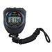 Smrinog 10Pcs New Digital Running Timer Chronograph Sports Stopwatch Counter with Strap