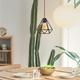 Pendant Light Cord Hanging Light Kit with Switch Plug in 15FT Hemp Rope Cord Hang Lamp Industrial Vintage Pendant Light Socket Set E26 E27 Retro Lamp Cable DIY