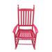 Clearance! wooden porch rocker chair Red