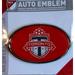 Toronto FC Raised Metal Domed Oval Color Chrome Auto Emblem Decal MLS Soccer Football Club