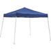 Global Industrial Portable Pop-Up Canopy Slant-Leg 10 L x 10 W x 8 11 H Blue