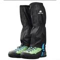 UHUSE Black Outdoor Hiking Boot Gaiter Waterproof Snow Leg Legging Cover Ankle Gaiters